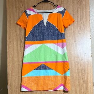 Trina Turk Vibrant Multi-Color Mini Dress